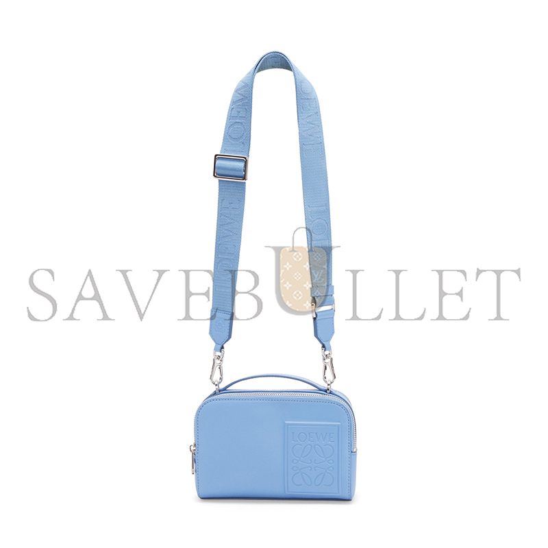 LOEWE MINI CROSSBODY CAMERA BAG IN SATIN CALFSKIN C565R41X05 (18*13*8.5cm)
